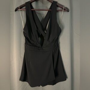 📚5/$25📚 Fashionova Low Cut V-Neck Women’s Romper, Black, Size Small